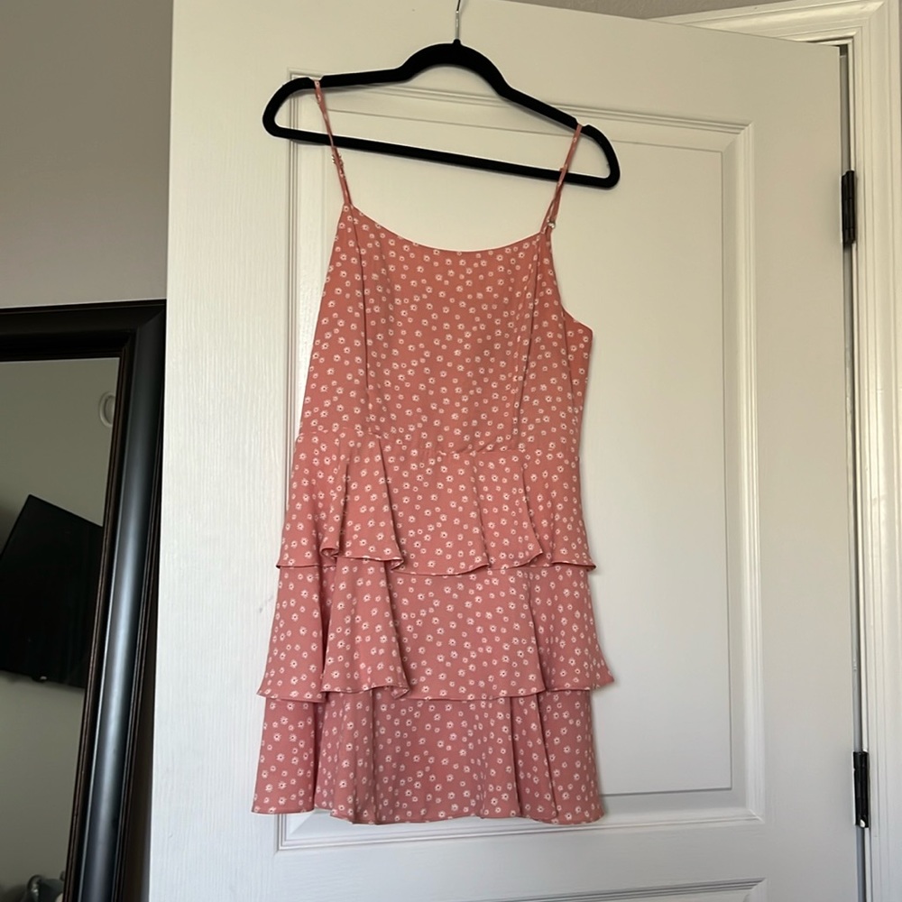 Pink floral forever 21 dress